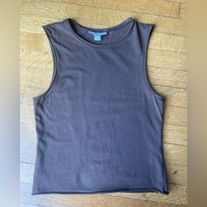 Topshop fitted sleeveless top